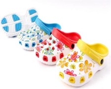 Clogs Blumen Damen Gartenclogs