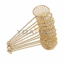 10x Fondue-Sieb Ø 6cm L22cm