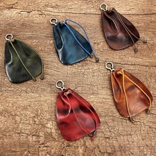 Leder Münzbeutel Vintage