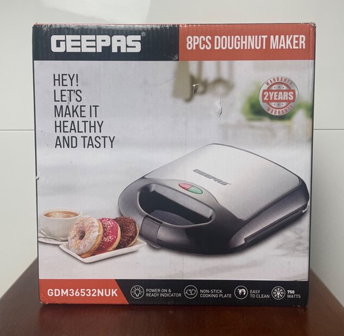 Geepas donut maker 750w - -,