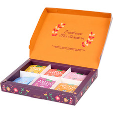 Pure Ceylon Tee Geschenkbox 24 Teebeutel 6 Sorten Schwarz & Grüntee Gesche