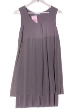 LE TRICOT PERUGIA Sommerkleid Damen Kleid Gr. DE 34 grau Casual-Look