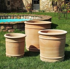 Terracotta Pflanzkübel Canna