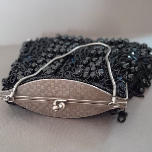 Vintage abendtasche schwarz - vintage,