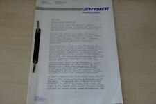 202684) Hymer Reisemobile - 20 Jahre - Presseinformation 1981