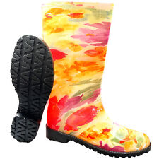 W.K. Tex Gummistiefel Damen-Regenstiefel PVC Sohle Wasserdicht