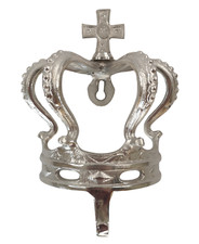 Deko Figur Wand Metall Krone