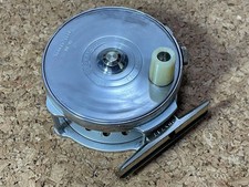 HARDY Fliegen Angelrolle Bougle MK4 3 silberfarben mit Tasche