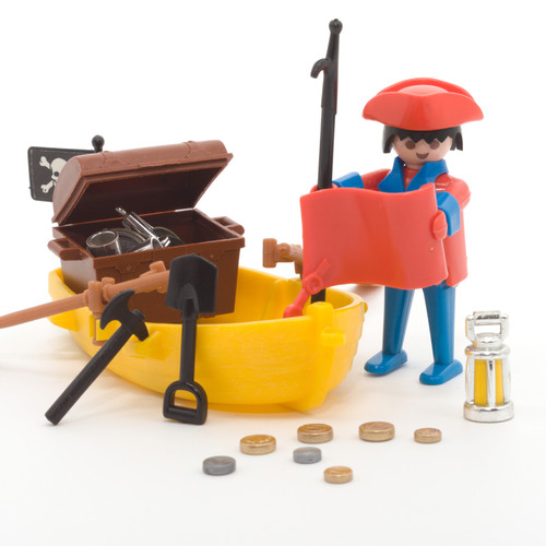 Playmobil 3570 pirat ruderboot - playmobil,
