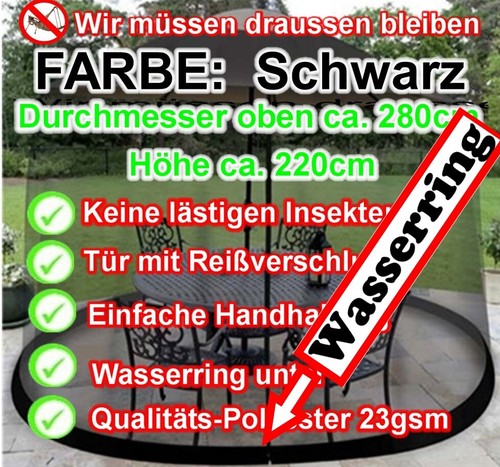 Fliegennetz sonnenschirm - fliegennetz,