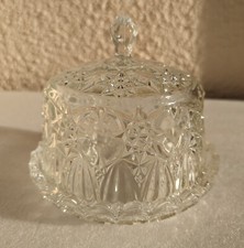 Käseglocke, Butterdose, Glasglocke, Glasdose,  Landhaus/Shabby Chic, vintage