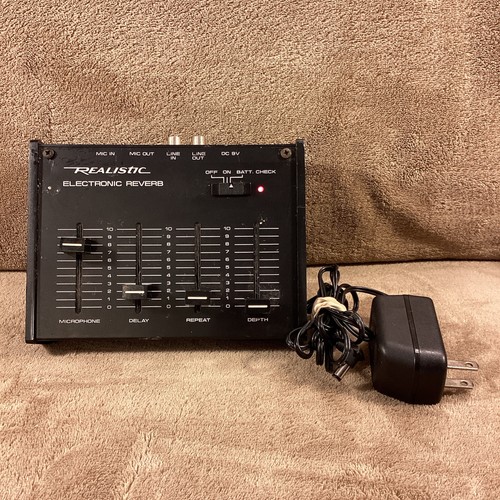 Realistic electronic reverb - realistic,