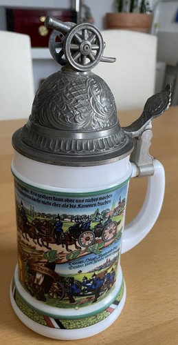 Steinzeug reservisten bierkrug - steinzeug, reservisten-bierkrug