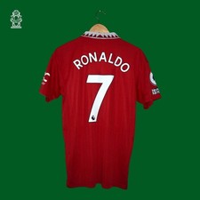 Manchester United Heimtrikot 2022-2023 Adidas Gr. S mit Cristiano Ronaldo