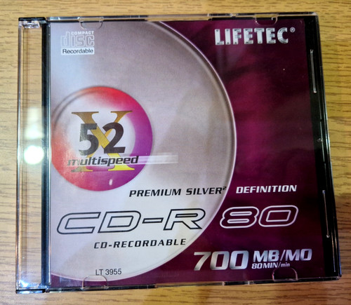 Stück lifetec cd r - , cd-r