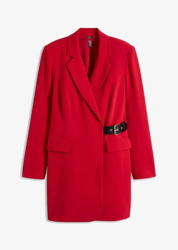 Blazer kleid 36 - blazer-kleid, dunkelrot