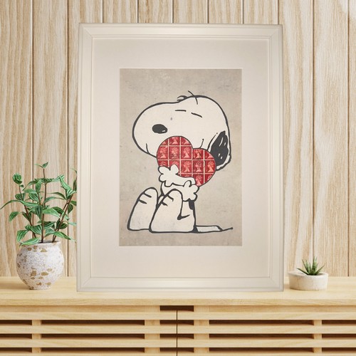 Snoopy modernes gemälde auf - snoopy,