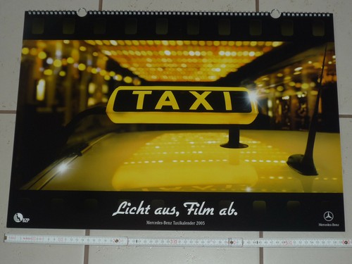 Taxi kalender 2005 mercedes - taxi,