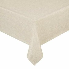 Wachstuch Tischdecke Wachstischdecke Größe wählbar Lack Leinen Creme Eckig