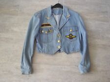 Damenjeansjacke, Gr.36, hellblau, Admiralstil,kurz, von JEPS, Denim