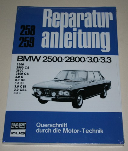 Reparaturanleitung bmw e9 - bmw, e3