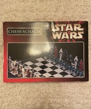Star Wars 3D Schach Spiel Chess Schach a la Carte 1997 Rarität Familienspiel 