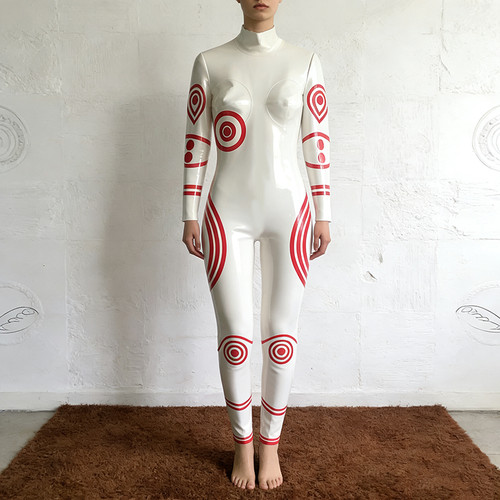 100 latex catsuit rubber - latex,