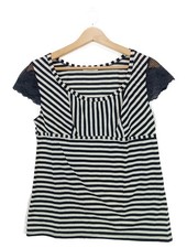 OROBLU Ringelshirt Damen Shirt Gr. DE 40 schwarz-weiß Casual-Look