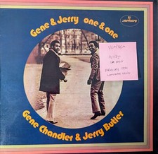 Gene Chandler & Jerry Butler Gene & Jerry One & One Vinyl Record VG+/VG+ 6338051