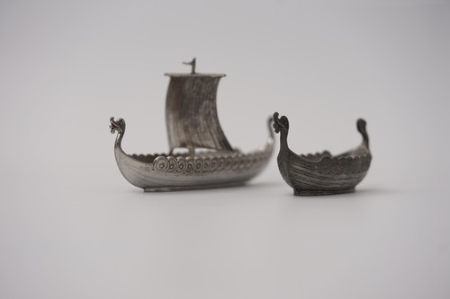 Zinn modell wikingerboot - modell,