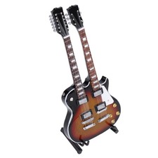 Miniatur-Gitarre 18cm Länge Hand Made Exquisite Details Mini Instrument Modell