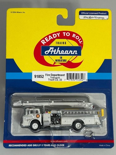 Athearn fire truck - truck, telesqurt