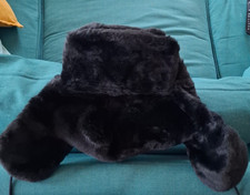 Original russische Uschanka Pelzmütze gekauft 1990 West-Berlin wie NEU!