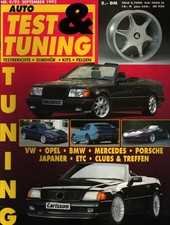 Zeitschrift Auto Test und Tuning Magazin 9. 1992 Carlson Brabus Eclair MR 2
