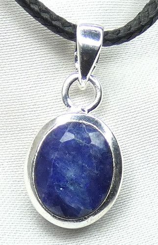 Saphir anhänger 925 - saphir,