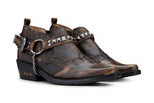 Herren Leder Cowboy Schuhe