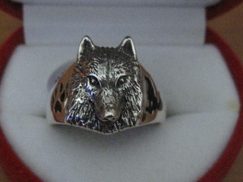 Exquisiter wolf ring sterling - exquisiter,