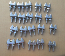 20 Stück Drahtseilklemme Edelstahl Ø 5 mm Edelstahl A4 / Aktion Holzreg9