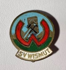 Alte Anstecknadel Abzeichen Sportverein Wismut Gera Fußball Frühe DDR Hakennadel