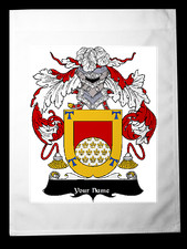Flagge Wappen Familie Crest -