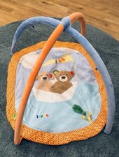 Spielbogen, Spielmatte, Krabbelmatte, Bären Lupilu, blau, orange