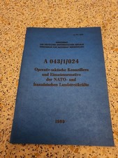 NVA DDR Dienstvorschrift "