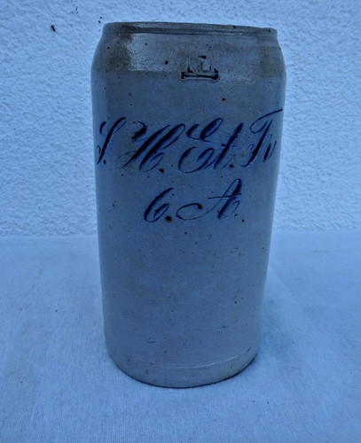 Alter bierkrug geritzt - alter, 1