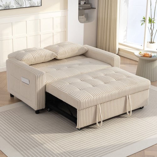 Homcom schlafsofa sitzer - schlafsofa,, 2-sitzer