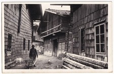 AK Wallern (Böhmerwald), Dorfansicht, Tschechien, aus 1944, gelaufen