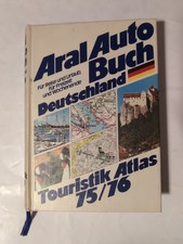 Aral Auto Buch Deutschland, Touristik Atlas von 1975/76, für Reise/Urlaub/Freize