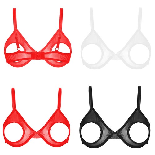 Frauen netz bralette - bh, klar