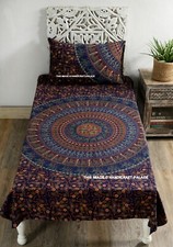Blau elefant mandala druck - blau,