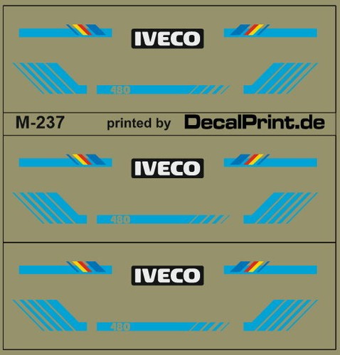 Decals satz iveco turbostar - decals,