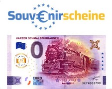 0 Euro Schein XEYN 2025-3 ANNIVERSARY HARZER SCHMALSPURBAHNEN